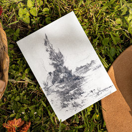 Cartão Postal Rio Agamanticus por Charles Woodbury