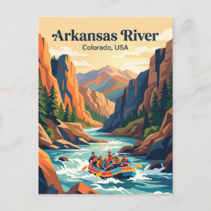 Cartão Postal Rio Arkansas, Colorado, EUA