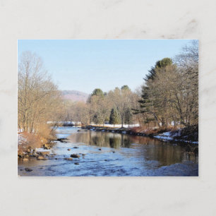 Cartão Postal Rio Ashuelot em Swanzey, Nova Hampshire