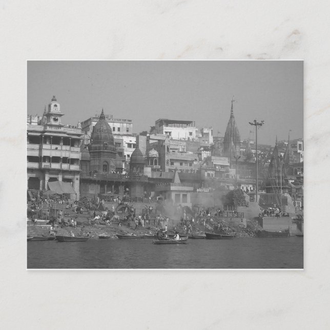 Cartão Postal Rio B&W Ganges (Frente)