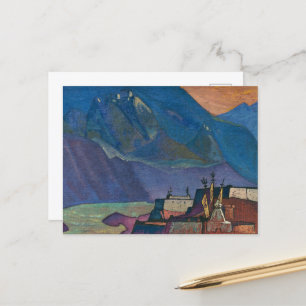 Cartão Postal Rio Chandra por Nicholas Roerich
