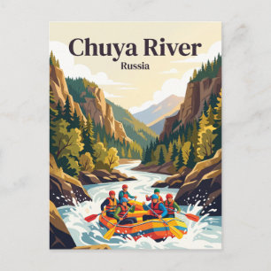 Cartão Postal Rio Chuya Altai Rússia