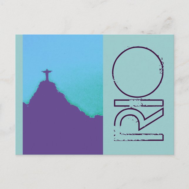 Cartão Postal Rio Corcovado Cristo (Frente)