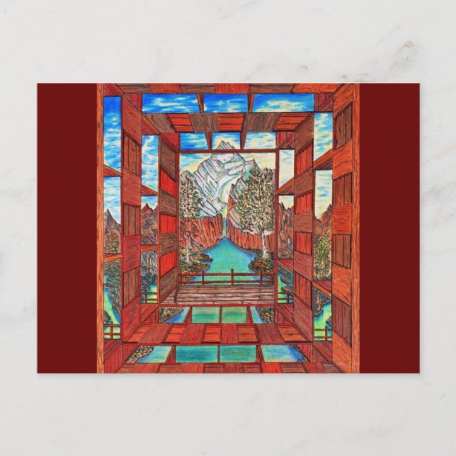 Cartão Postal Rio da linha de cicatrização (Frente)