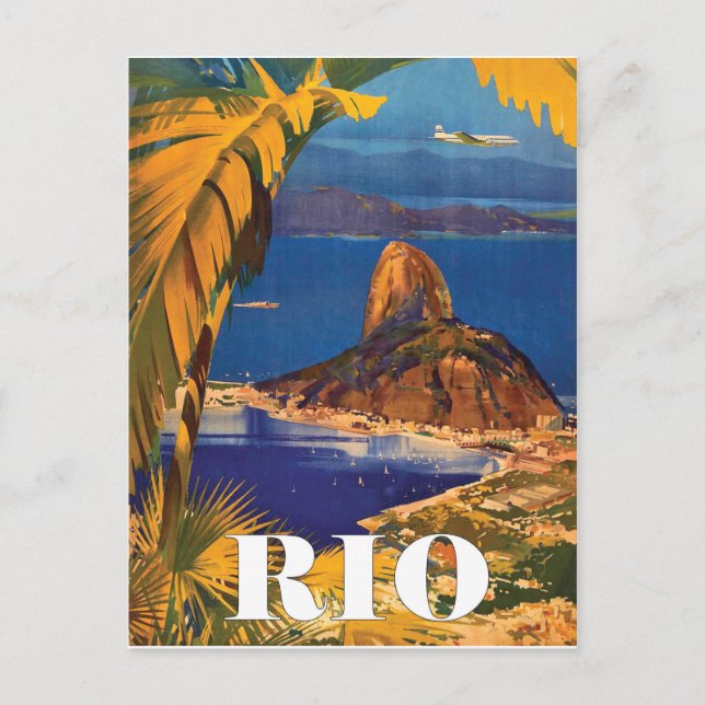Cartão Postal Rio de Janeiro, Brasil (Frente)