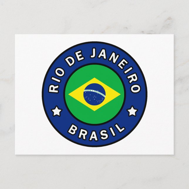 Cartão Postal Rio de Janeiro Brasil (Frente)