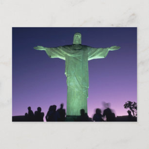Cartão Postal Rio de Janeiro, Brasil. a Estátua do Cristo em