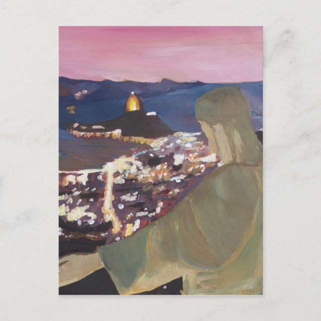 Cartão Postal Rio De Janeiro Com O Cristo 2 (Frente)