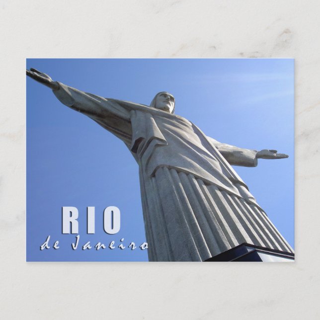 Cartão Postal Rio de Janeiro - Cristo Redentor (Frente)
