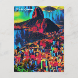 Cartão Postal Rio de Janeiro, Pão de Açúcar /City  View Art