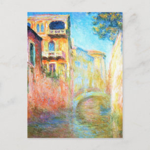 Cartão Postal Rio della Salute Claude Monet