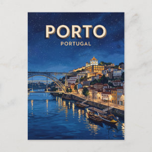 Cartão Postal Rio Douro Porto Portugal
