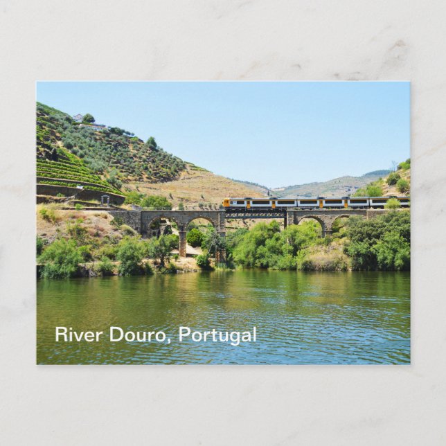 Cartão Postal Rio Douro, Portugal (Frente)
