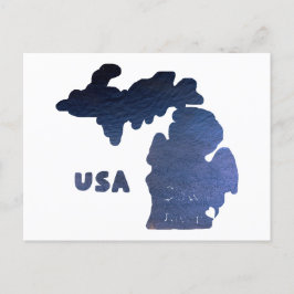 Cartão Postal Rio Downriver Michigan