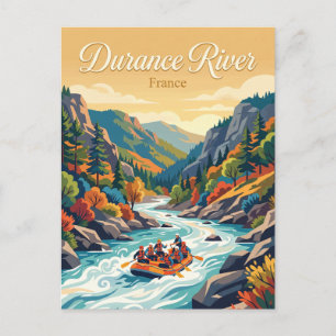 Cartão Postal Rio Durance, França