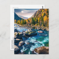 Rio e Montanhas Foto Cênica