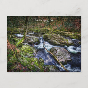 Cartão Postal Rio Erme, Ivybridge, Devon