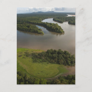 Cartão Postal Rio Essequibo, o rio mais longo da Guiana, e