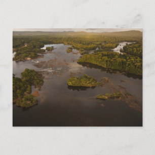 Cartão Postal Rio Essequibo, rio mais longo da Guiana, e 4