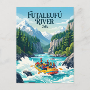 Cartão Postal Rio Futaleufú Chile