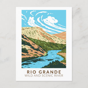 Cartão Postal Rio Grande Selvagem e Vintage