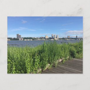 Cartão Postal Rio Hudson Riverside Park Manhattan Nova Iorque NY