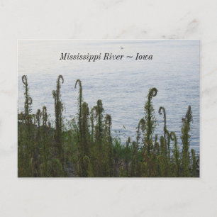 Cartão Postal Rio Mississippi, em Dubuque Iowa Keepsasaame