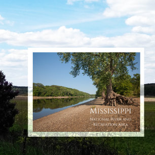 Cartão Postal Rio Mississippi, Parque Regional Hidden Falls, MN