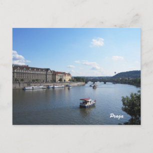 Cartão Postal Rio Moldávia, Praga