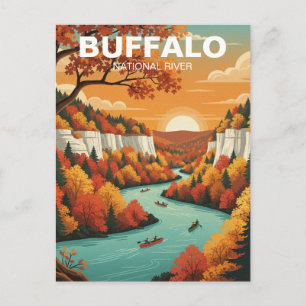 Cartão Postal Rio Nacional Buffalo Arkansas