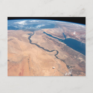 Cartão Postal Rio Nilo, Mar Vermelho E Mar Mediterrâneo.