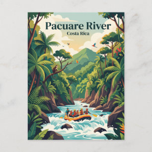 Cartão Postal Rio Pacuare Costa Rica