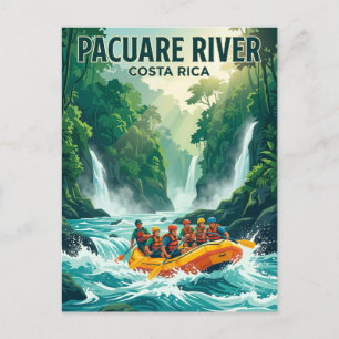 Cartão Postal Rio Pacuare Costa Rica