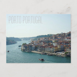 Cartão Postal Rio Porto Portugal Douro