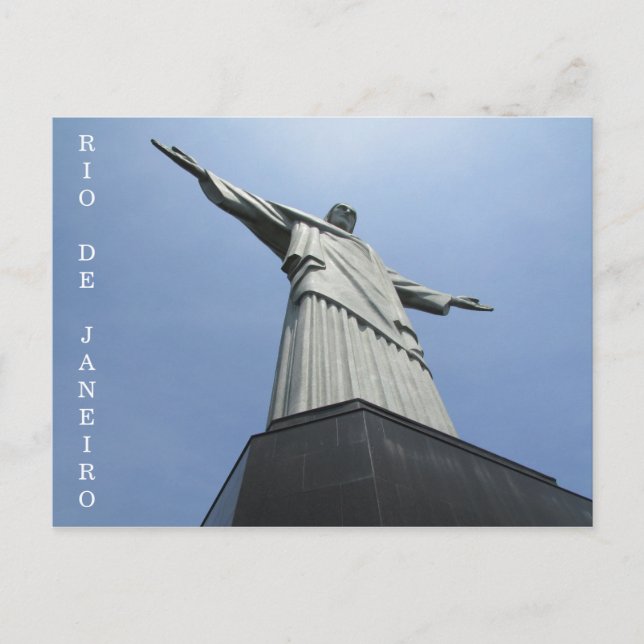 Cartão Postal rio redentor brasil (Frente)