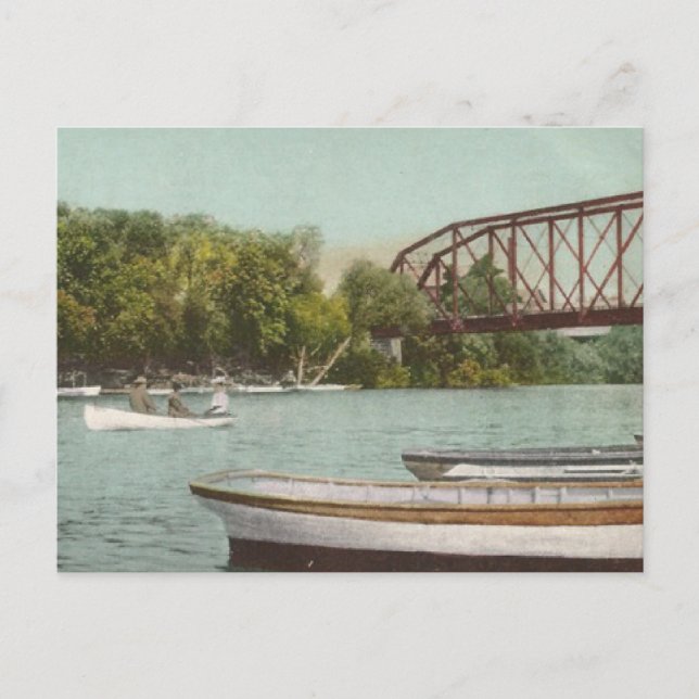 Cartão Postal Rio Russo em Healdsburg Califórnia (Frente)