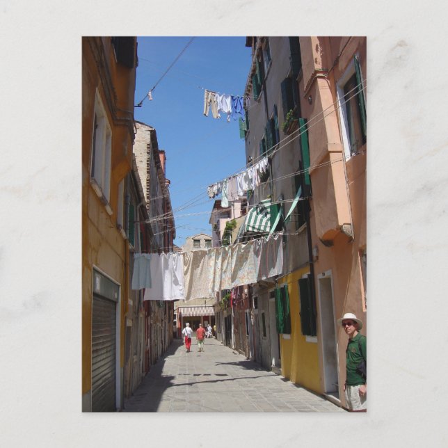 Cartão Postal Rio San Guiseppe, Veneza 4 (Frente)