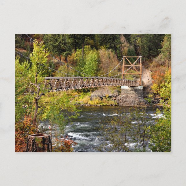 Cartão Postal Rio Spokane (Frente)