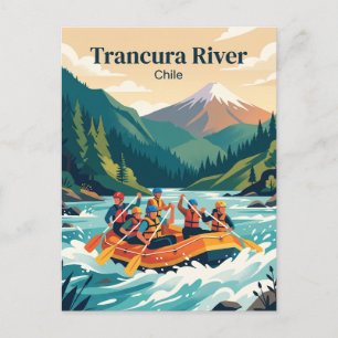 Cartão Postal Rio Trancura, Pucon Chile