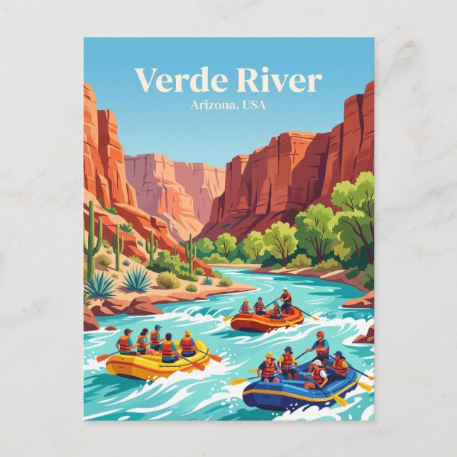 Cartão Postal Rio Verde EUA (Frente)