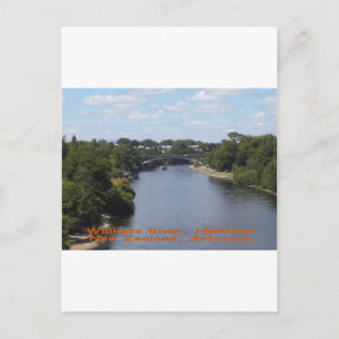 Cartão Postal Rio Waikato, Hamilton