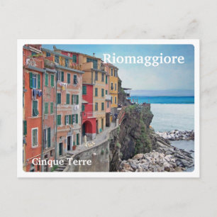 Cartão Postal RIOMAGGIORE - Cinque Terre - Liguria - CIDADE ANTI