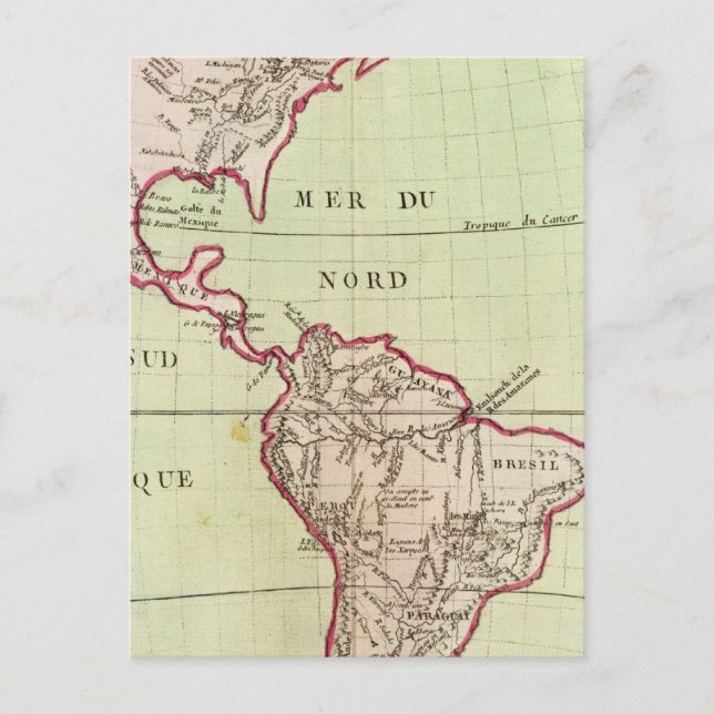 Cartão Postal Rios e Montanhas das Américas (Frente)