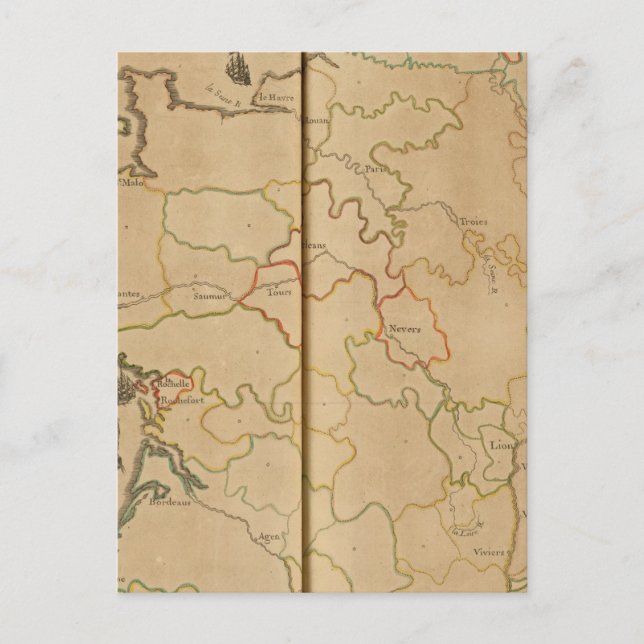 Cartão Postal Rios França (Frente)