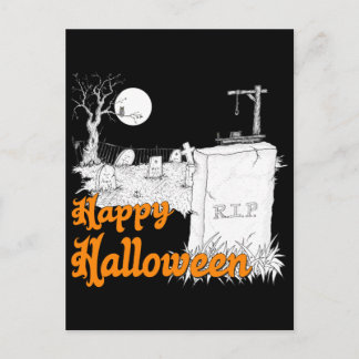 Cartão Postal RIP de Halloween