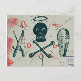 Cartão Postal Ripper Doodles