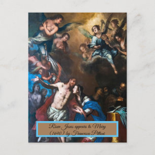 Cartão Postal Risen Jesus aparece para Mary