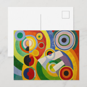 Cartão Postal Ritmo, Alegria de Viver Robert Delaunay