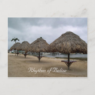 Cartão Postal Ritmo de Palapas de Belize