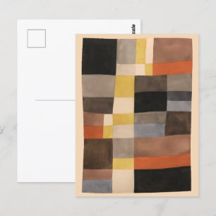 Cartão Postal Ritmos Verticais-Horizontais Sophie Taeuber-Arp
